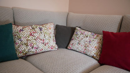 Coussins tissu écologique